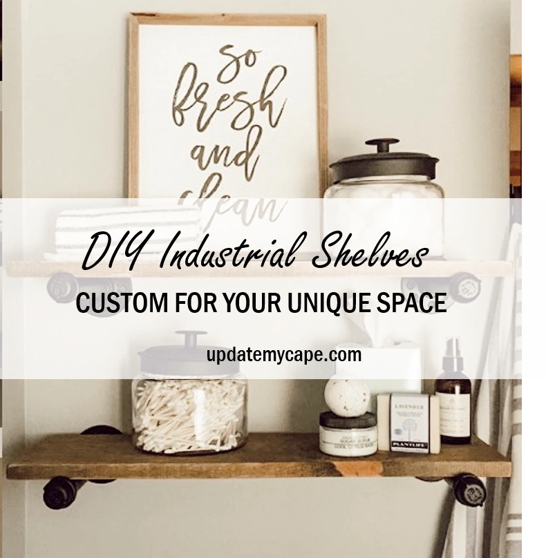 DIY Industrial Shelves